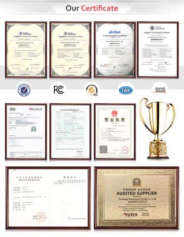 certificate certificate from Nantong Zhenhuan Trade Co., Ltd.