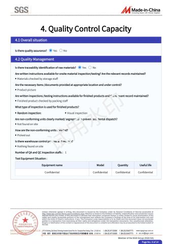 report8 certificate from Hangzhou Zhenhuan Co., Ltd.