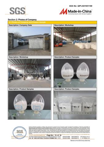 SGS Certificate certificate from Zibo Aotai New Material Technology Co., Ltd.