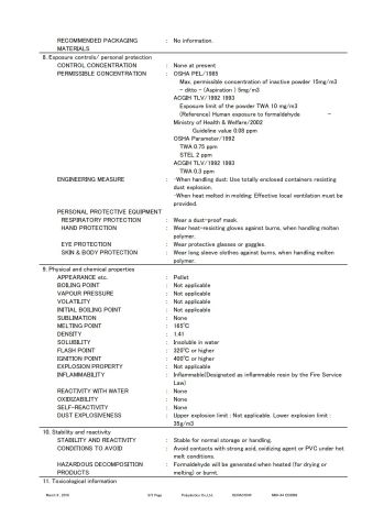POM-MSDS-03 certificate from Shanghai Zhiyue Machinery Co., Ltd.