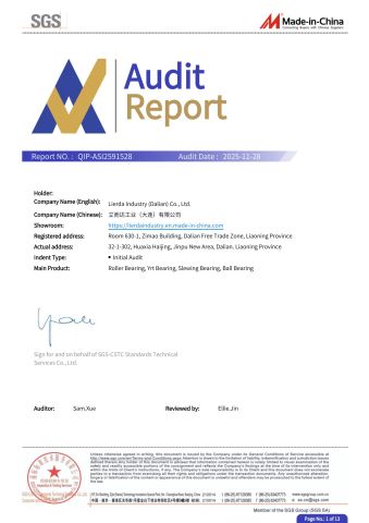 SGS audit certificate certificate from Lierda Industry (Dalian) Co., Ltd.