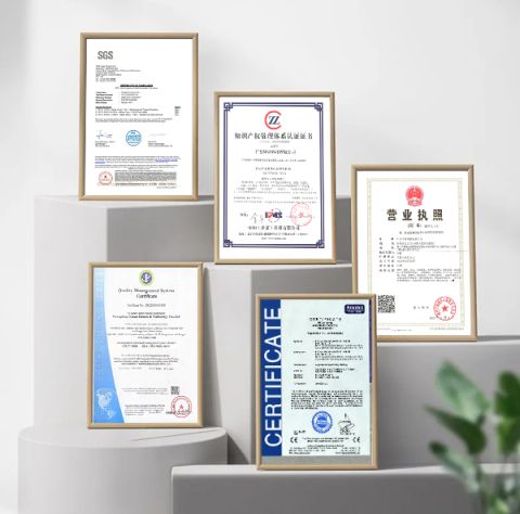 Certificates certificate from Guangdong Yincai Science & Technology Co., Ltd.