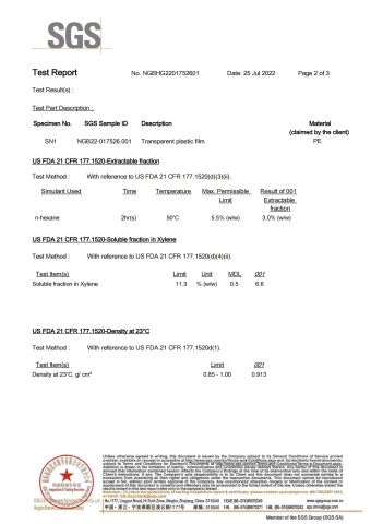 FDA certificate of Wuhan Haokelao Packaging Technology Co., Ltd. – certificate photo, supplier certificates section
