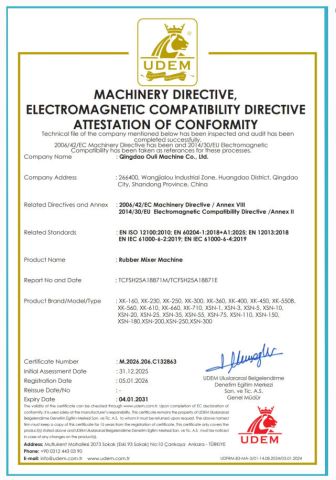 CE certificate from Ouli Prime Co., Ltd