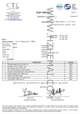 Certificate HNN533 certificate from Hangzhou Hemai Imp & Exp Co., Ltd.
