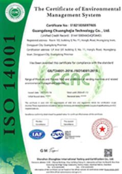 Our certificates certificate from Chuanghejia Technology (Huizhou) Co., Ltd.