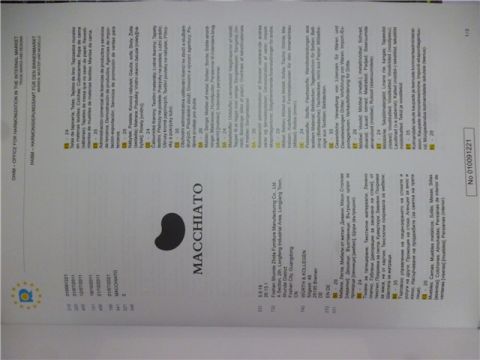 MACCHIATO certificate from Guangdong Zhida Furnishings Industrial Co., Ltd.