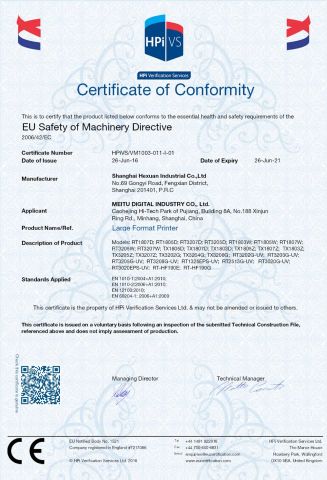 CE certificate of Shanghai Meitu Digital Technology Co., Ltd. – certificate photo, supplier certificates section