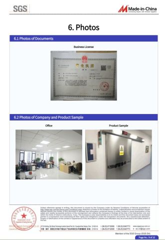 SGS4 certificate from SHIJIAZHUANG QIAZHENG INTERNATIONAL TRADE CO., LTD