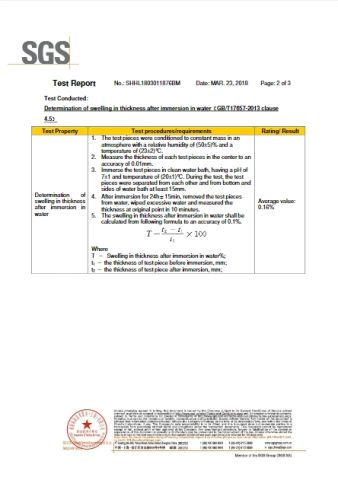 Test certificate of VTC INDUSTRY (WUXI) CO., LTD. – certificate photo, supplier certificates section