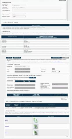 FDA certificate from Guangzhou Yami Beauty Technology Co., Ltd.