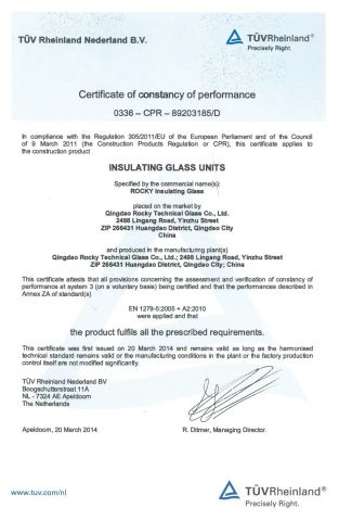 CE certificate from QINGDAO ROCKY GROUP CO., LTD