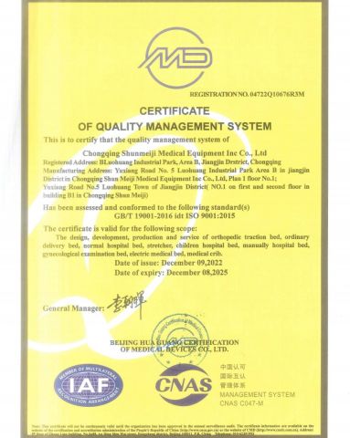 ISO9001 certificate from Ningbo Well Support Care Trading Co., Ltd.