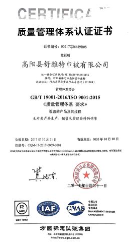 ISO9001 CERTIFICATE certificate from Samyong (China) Co., Ltd.