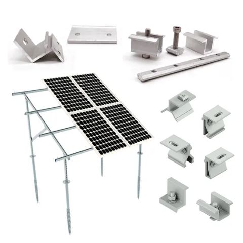 Solar PV Module Panel Mounting Structure Bracket System Origin China ...