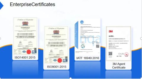 ISO IATF Certificates certificate from Sichuan new Lanxin Technology Co., LTD