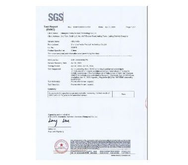 SGS Reports certificate from Shanghai Fenbo Medical Technology Co., Ltd