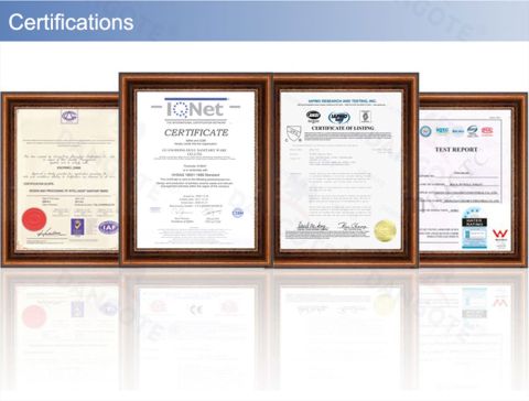 Certificaiton certificate from OHIPP MANUFACTURING GROUP LIMITED