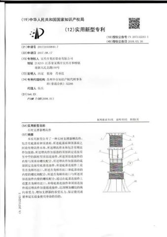 Patent certificate certificate from Medoo International(Wuxi)Co., Ltd.