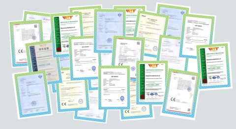 Certificates certificate from Zhejiang Volcano Machinery Co., Ltd.