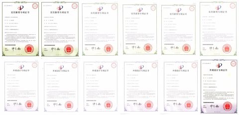 Patent certificate from Shandong Longze Machinery Co., Ltd.