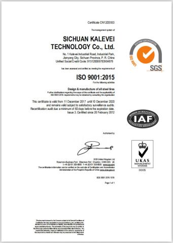 SGS certificate of Joyway Industrial Company Limited – certificate photo, supplier certificates section