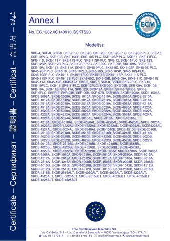Glass Edging Machine & Double Edging Machine certificate from Guangzhou S&K Glass Machinery Co., Ltd.