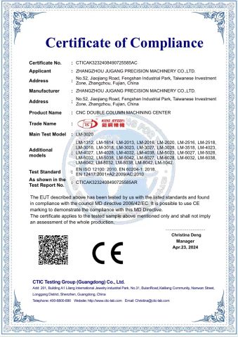 LM series CE Certificate certificate from Xiamen Osail Tek Co., Ltd.
