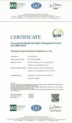 IAS/IAF CERTIFICATE certificate of Shenzhen Maykun Packaging Co., Ltd – certificate photo, supplier certificates section