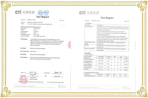 QC Test Report certificate from Shenzhen Tsingbuy Industry Company Limited