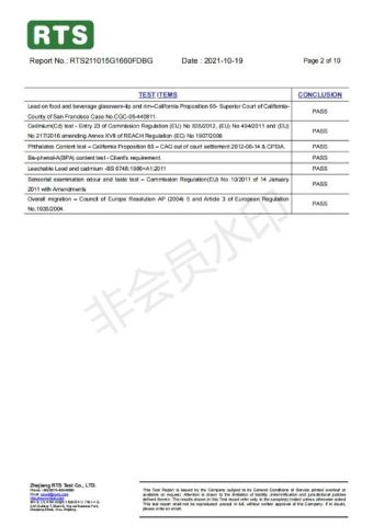 CE certificate from Fuzhou Richforth Trade Co., Ltd.
