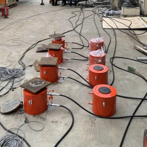 Hydraulic Motorized Synchronous Lifting Jack System for Bridge from ...