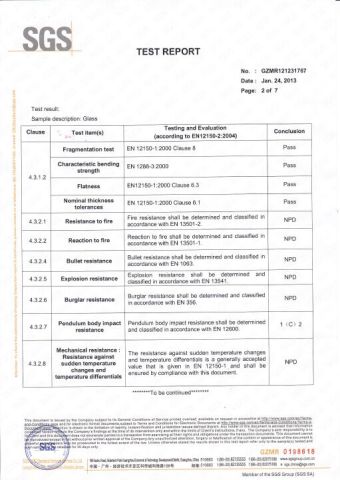 SGS Certificate certificate from Shenzhen Prima Industry Co., Ltd.