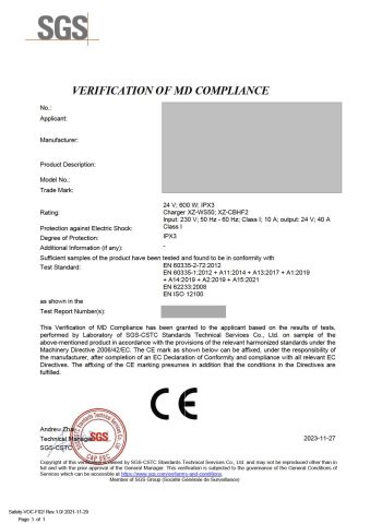 certificate certificate from Shanghai Sanran Industrial Co., Ltd.