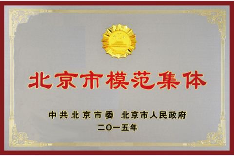 Beijing model collective certificate from Jiangsu Huafilter Hydraulic Industry Co., Ltd.