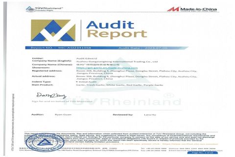 SGS CERTIFICATE certificate of Xuzhou Zhiyuanhong Supply Chain Management Ltd. – certificate photo, supplier certificates section