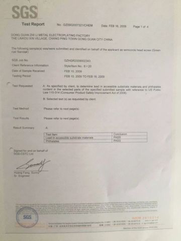 products certificates certificate from SHENZHEN XINHANFENG TRADING CO., LTD.
