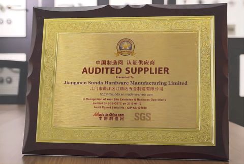 SGS certificate from Jiangmen City Jiangshuntong Hardware Manufacturing Co.,LTD.