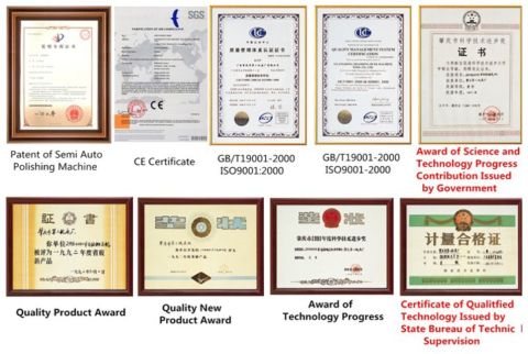 Award Certificate of Patent of Semi Auto Polishing Machine certificate from FOSHAN STAR POWER TECHNOLOGY CO.LTD
