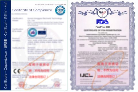 CE/FDA certificate from Zhejiang Oulu Automatic Equipment Co., Ltd.