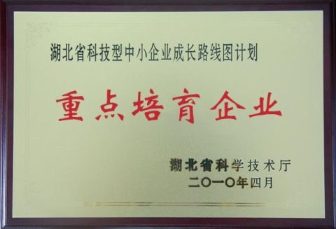 Key cultivation enterprises certificate of Hubei Luke Special Automobile Co., Ltd. – certificate photo, supplier certificates section