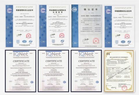 Certificates certificate of Shishi Yihong Chuangxin Hygienic Material Co., Ltd. – certificate photo, supplier certificates section