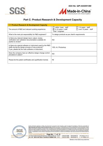 SGS certificate from Shandong Focus Packing Materials Co., Ltd.