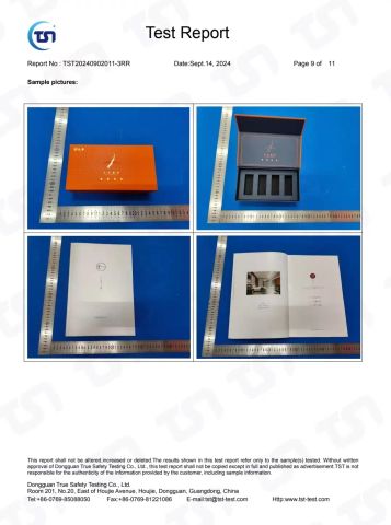 RoHs Test Report 9 certificate from Hangzhou Fengqing Printing Co., Ltd.