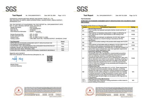 ASTM F2613 certificate from Zhengzhou Beiao Network Technology Co., Ltd