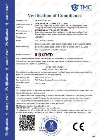CE-LVD certificate from Shenzhen Getex Technology Co., Ltd.