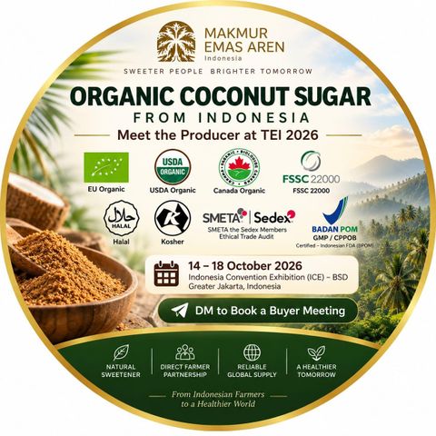 Trade Expo Indonesia (TEI) 2026 event from PT Makmur Emas Aren