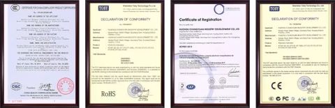 CERTIFICATION certificate of Wuxi Totai Vehicle Trade Co., Ltd – certificate photo, supplier certificates section