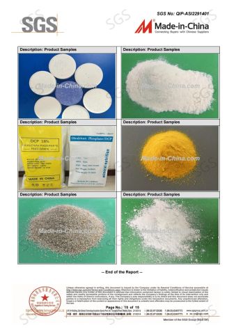 SGS certificate of Henan Brilliant Biotech Co., Ltd. – certificate photo, supplier certificates section