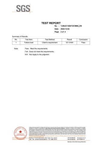 TEST REPORT certificate of Shandong Huayou Steel Co., Ltd. – certificate photo, supplier certificates section